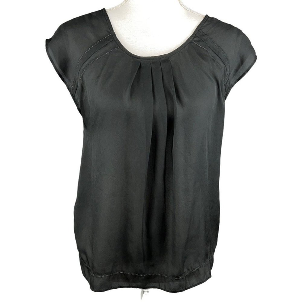 Women's Short Sleeve Sheer Rayon Top
